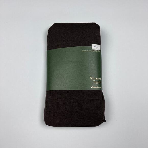 NWT Eddie Bauer Tights Womens Tall Brown Bark Base Layer Outdoor Hiking Explore - Picture 1 of 4